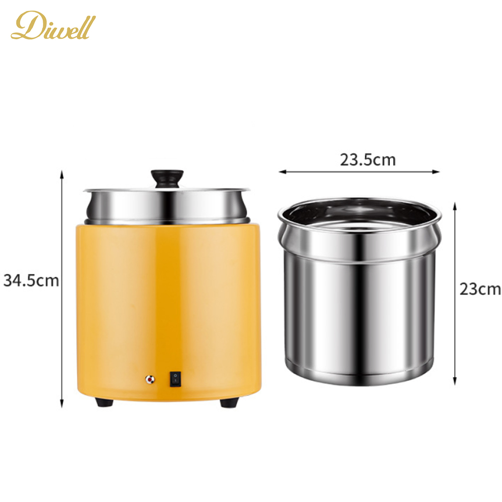Kitchen Equipments Restaurant Large Hot Buffet Stove Cookware Electric Soup Pot