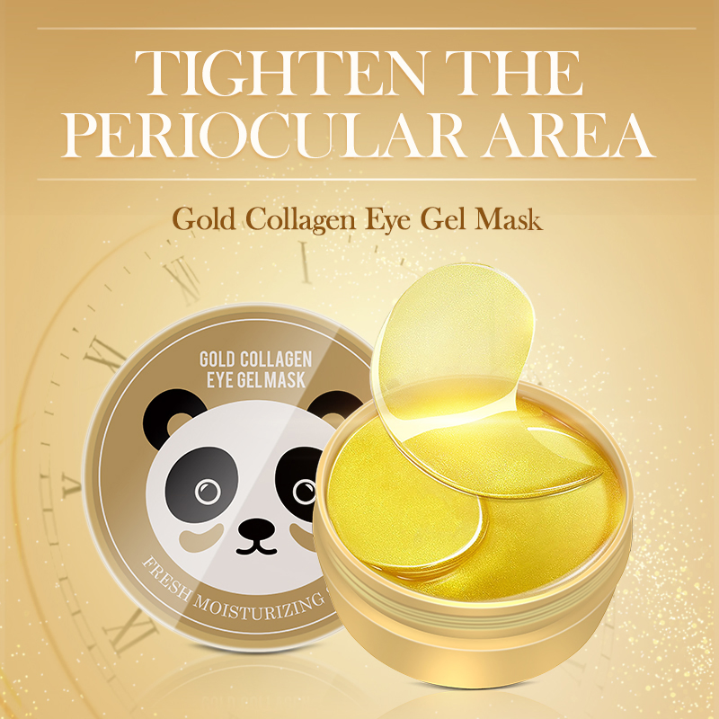 Hot Sell Collagen 24K Gold Eye Mask Remove Dark Circles Hydrogel Gel Mask 24K Gold Under Eye Patches