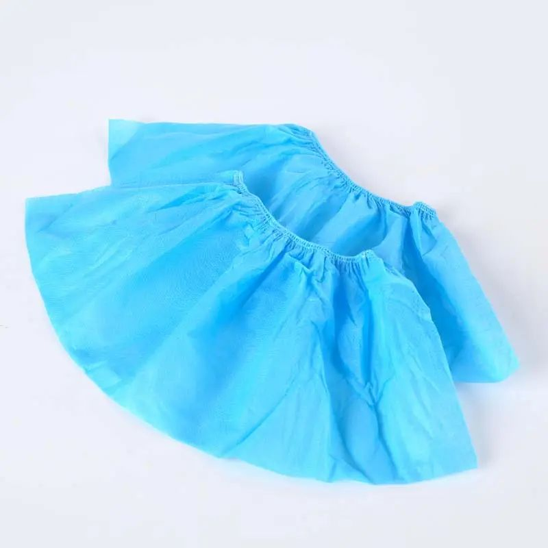 Disposable Non Woven 20GSM 25GSM Blue Color PP Shoes Cover