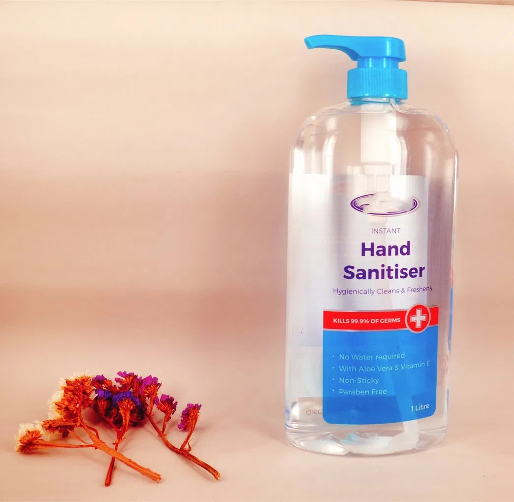 1000ml Wash-Free Private Label Disinfectant Alcohol Hand Sanitizer Gel Ce Certification