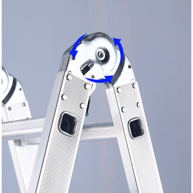 Portable Household Ladder Aluminum Alloy Folding Telescopic Ladder