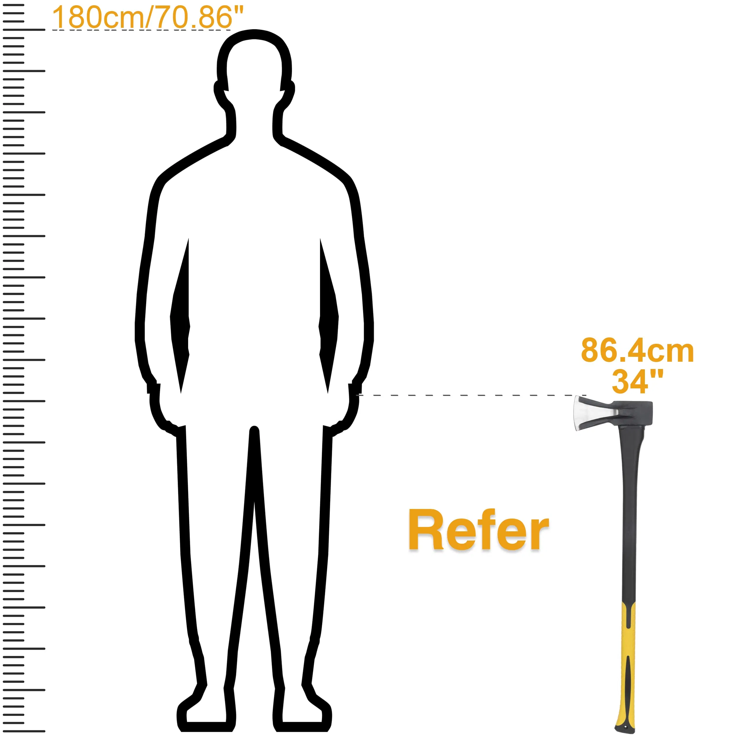 Wood Splitting Axe and Hatchet Set Camping Hatchet Chopping Axe