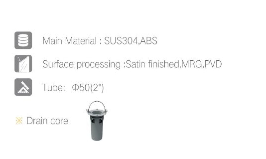 Дренаж для пола 10 см с фланцевой решеткой