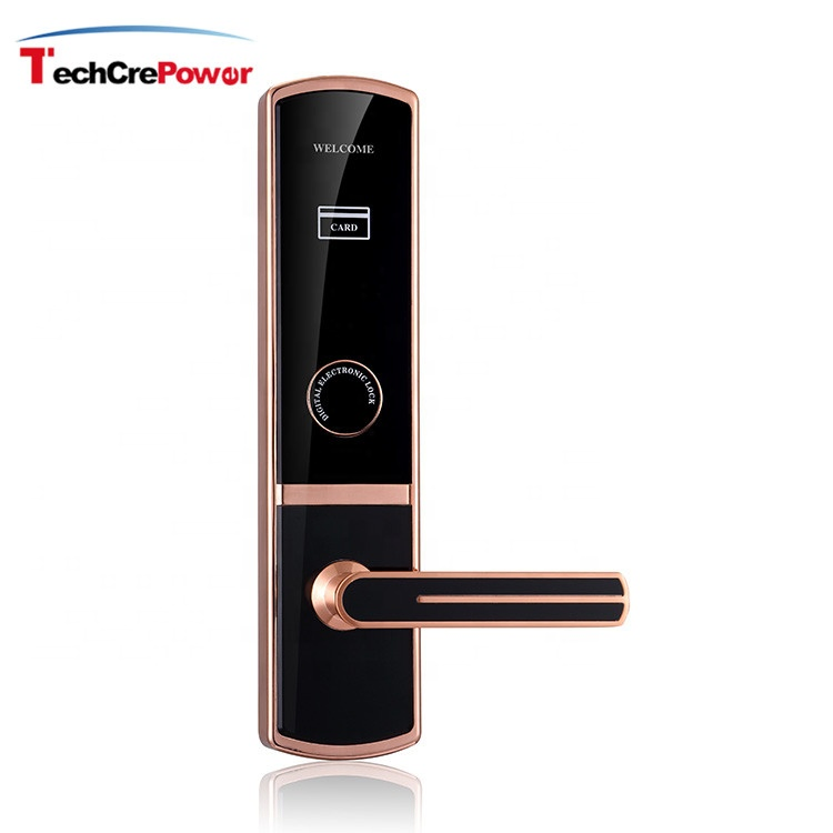 E719 Smart RFID Card Swipe Door Lock Hotel Room Locks for Hotel Card Key Lock System
