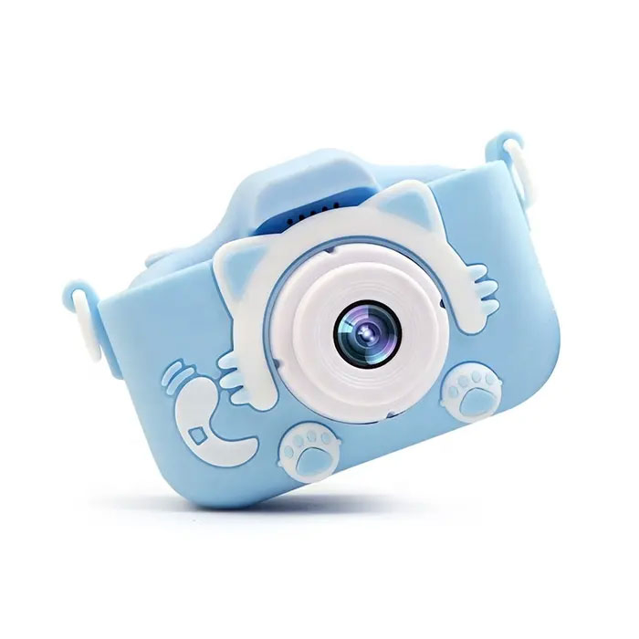 Mini Cute Pink Blue Black Inteligente Electronic Electric Kids Selfie Cartoon Toy Camera for Child Children