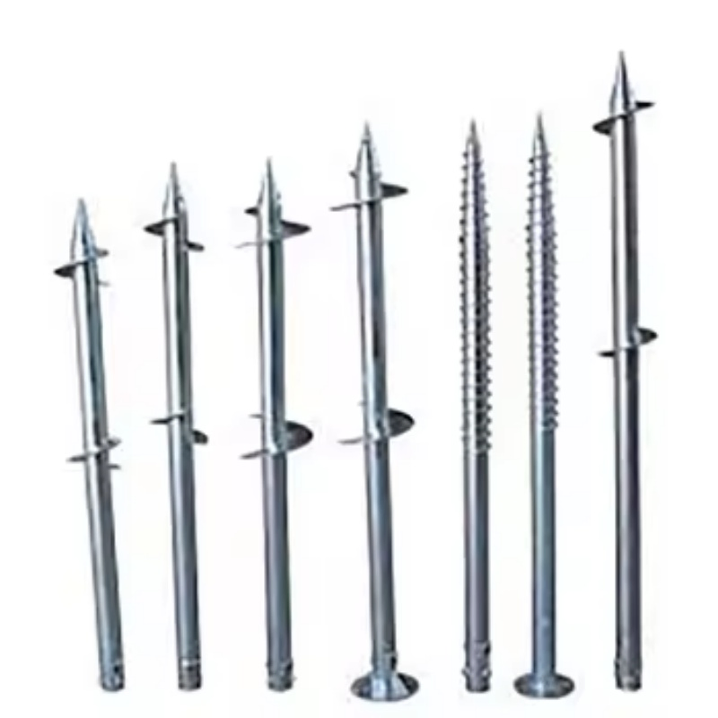 Винтовая свая с фланцем для наземных систем крепления