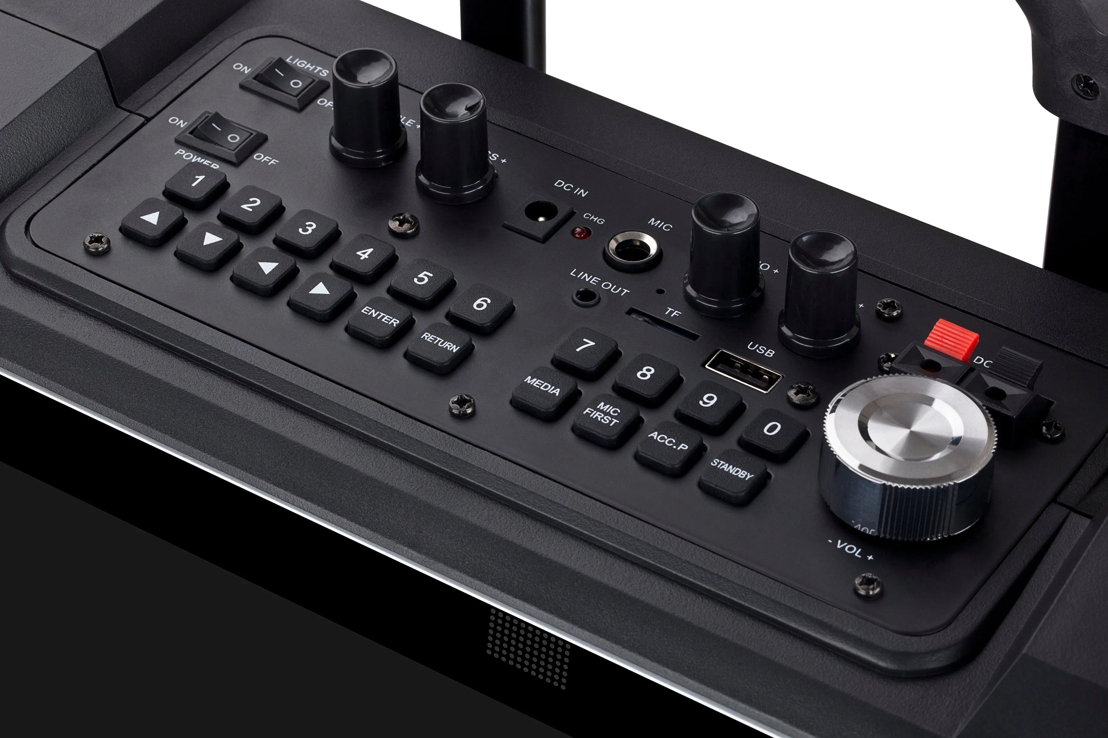 Audio New Arrival 14" Screen Display Trolley Rechargeable Battery WiFi Karaoke Bluetooth Party Speaker