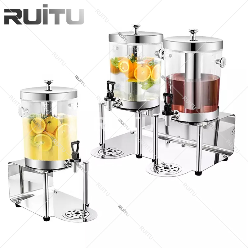Hotel Cafeteria Party Events Night Club Cooler Beer Wine Buffet Juicer Liquor Drinking Beverage Orange Acrylic Restaurant Juicer Fruit Drink Juice Dispenser