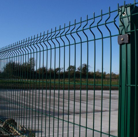 Cheap Price 3D Curvy Galvanized Welded Wire Mesh Fence 3D Triangle Bending Security Mesh