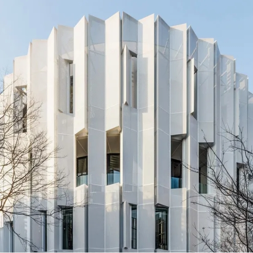 Laser Cutting Aluminum Carved Perforated Decorative Aluminum Veneer