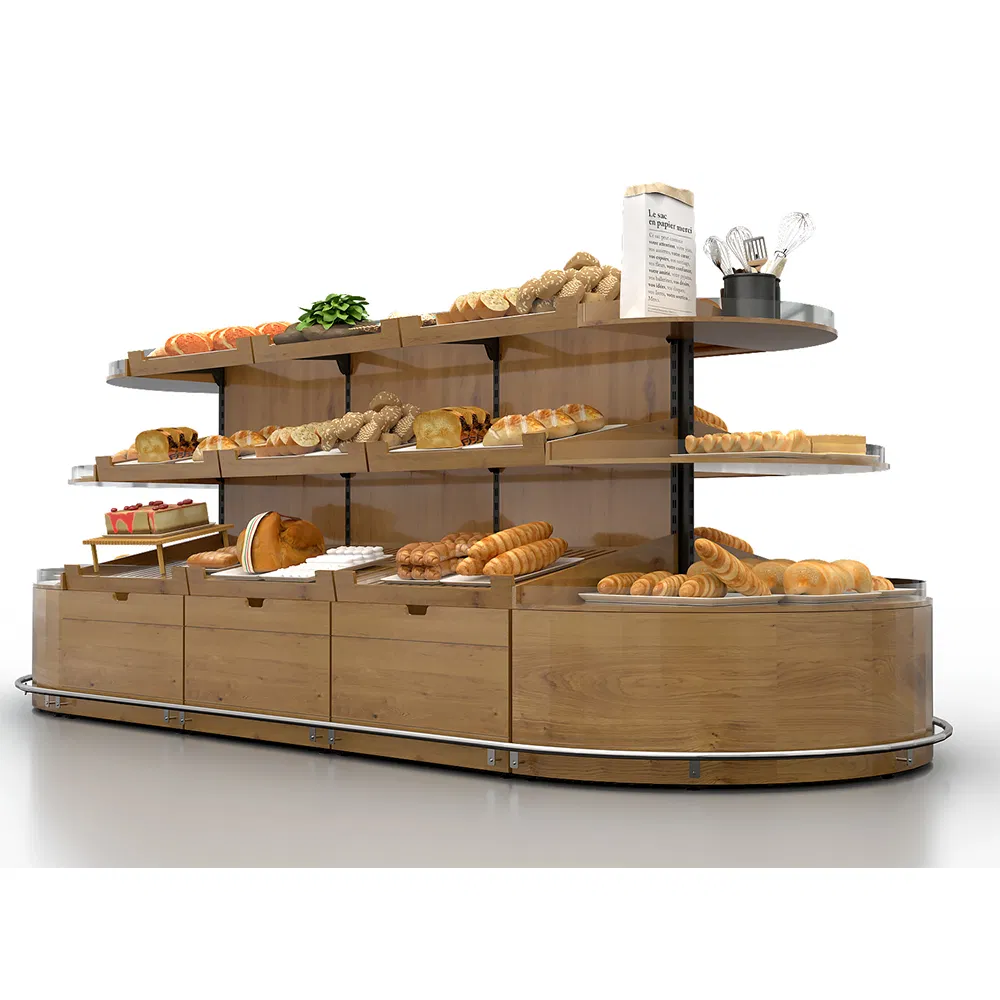 Gondola Bakery Bread Cake Display Rack