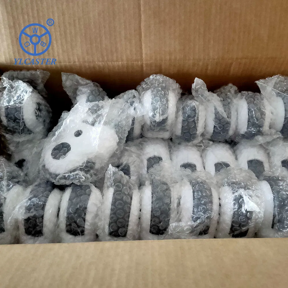 3/4/5 Inch TPR Caster Wheels Medical Caster for Hospital Bed