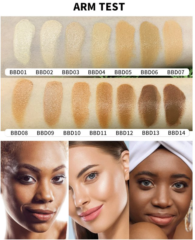 Full Coverage High Definition Color Corrector Matte Concealer for Face