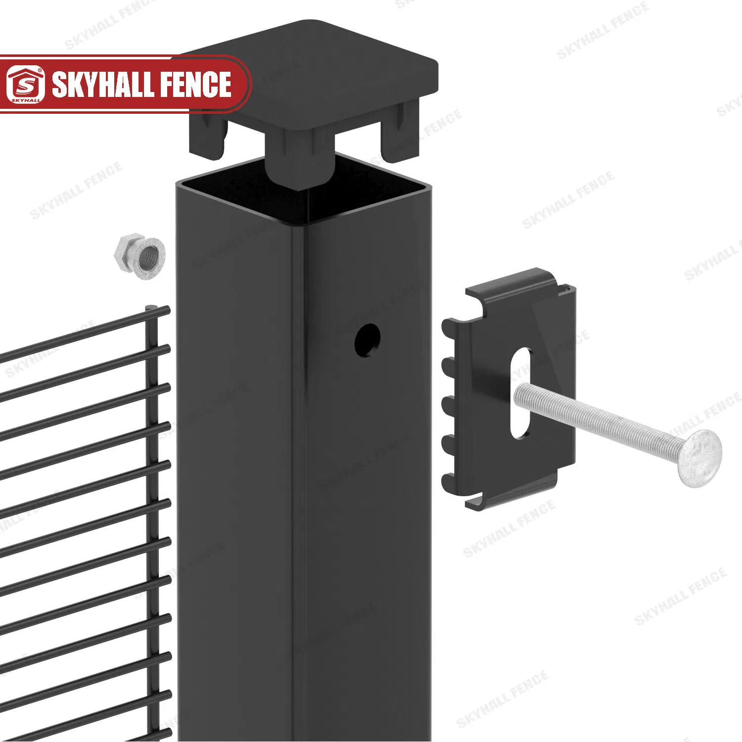 High Density Welded Metal Wire Mesh Airport Security Fence Direct From Manufacturer