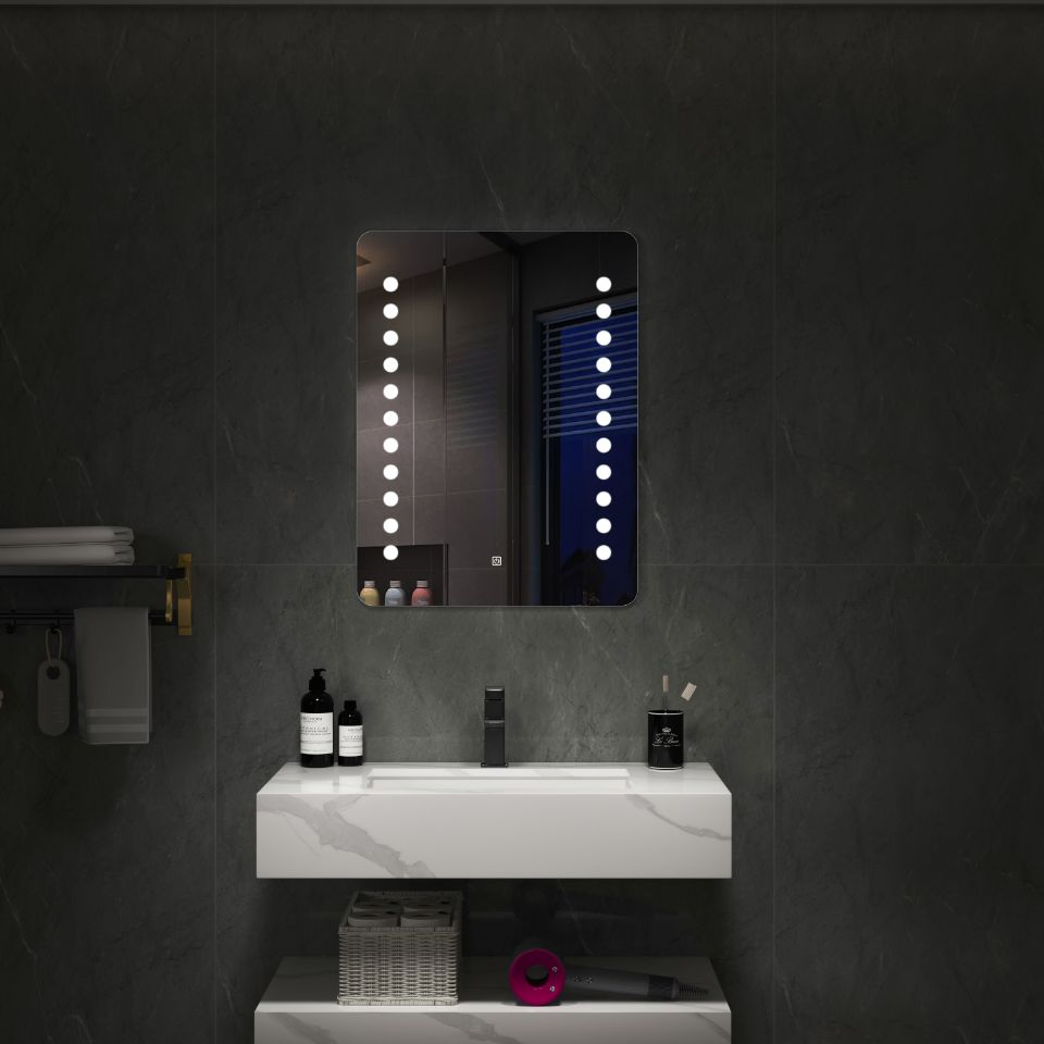 Makeup LED Mirror Three Light Colors Sanitary Ware Product