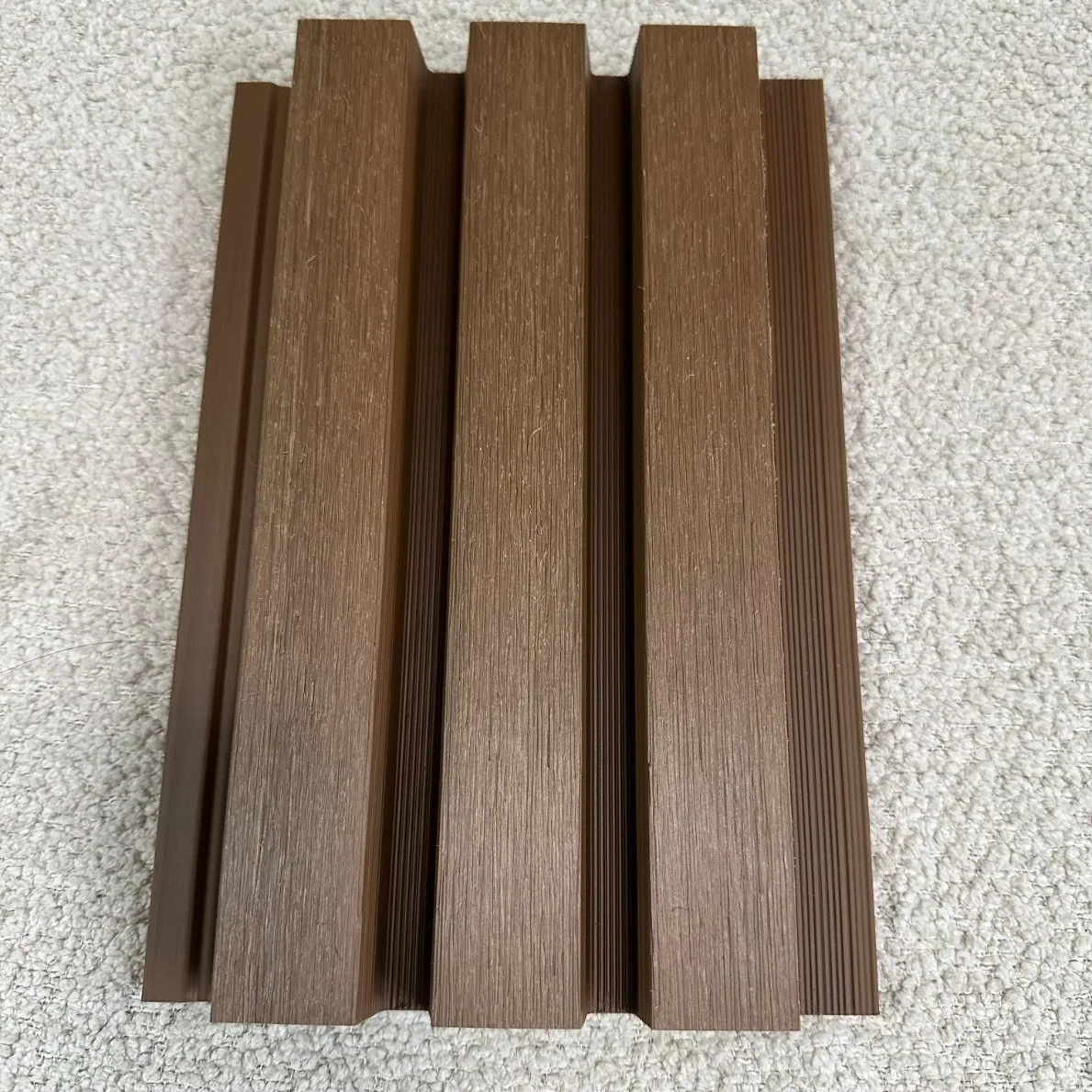 Natural Anti-Corrosion Wood Plastic Composite Facade Slat
