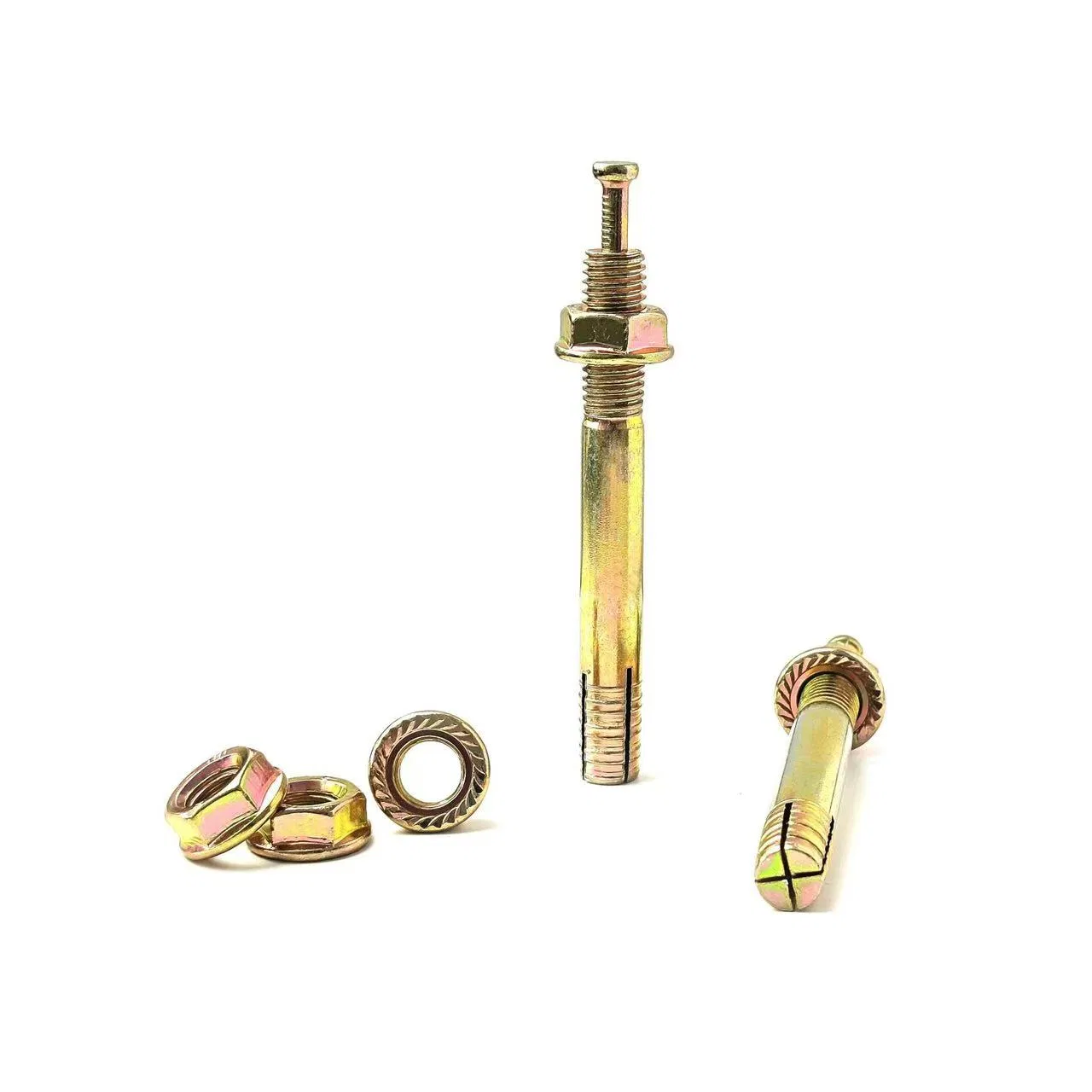 Анкерный болт с плоской головкой 8.8, оцинкованный