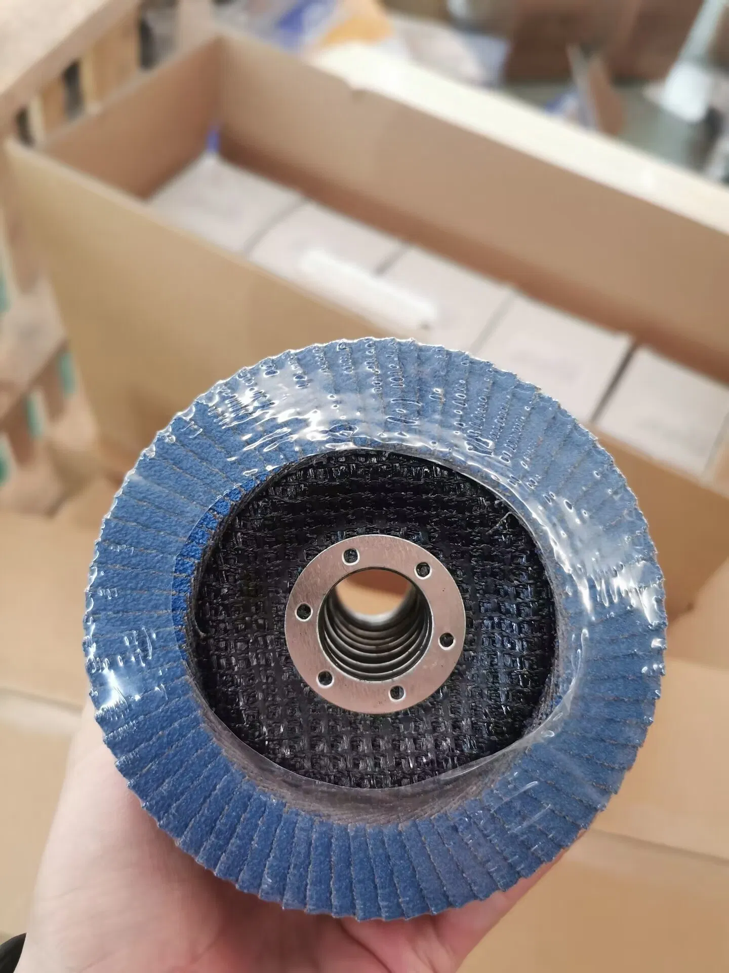 Abrasive Tools Fused Alumina Zirconia Grit 60 80 120 Flap Disc for Stainless Steel and Metal Polishing