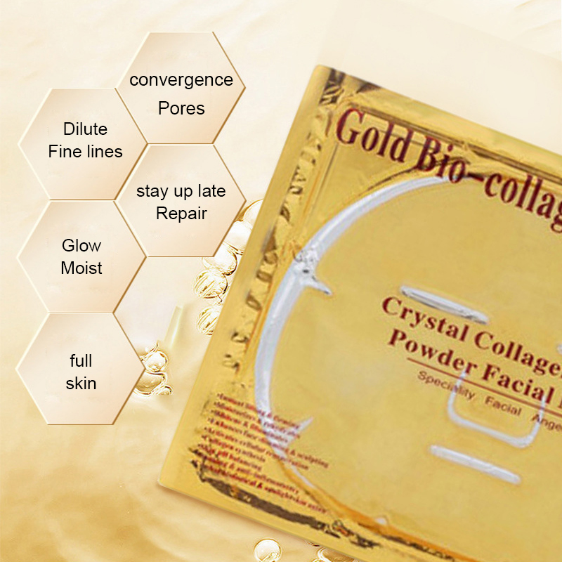 New Product Moisturizing Whitening Golden Collagen Crystal Facial Mask
