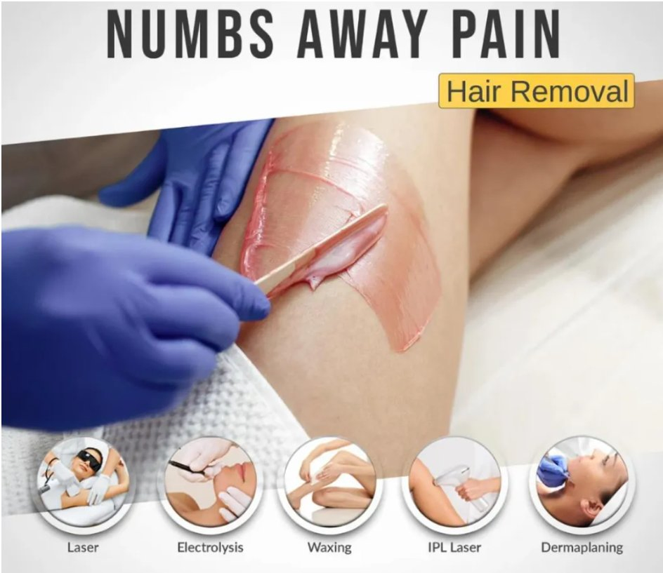 Topical Anesthetic Numbing Cream for Pain Relief Maximum Strength Vitamin E
