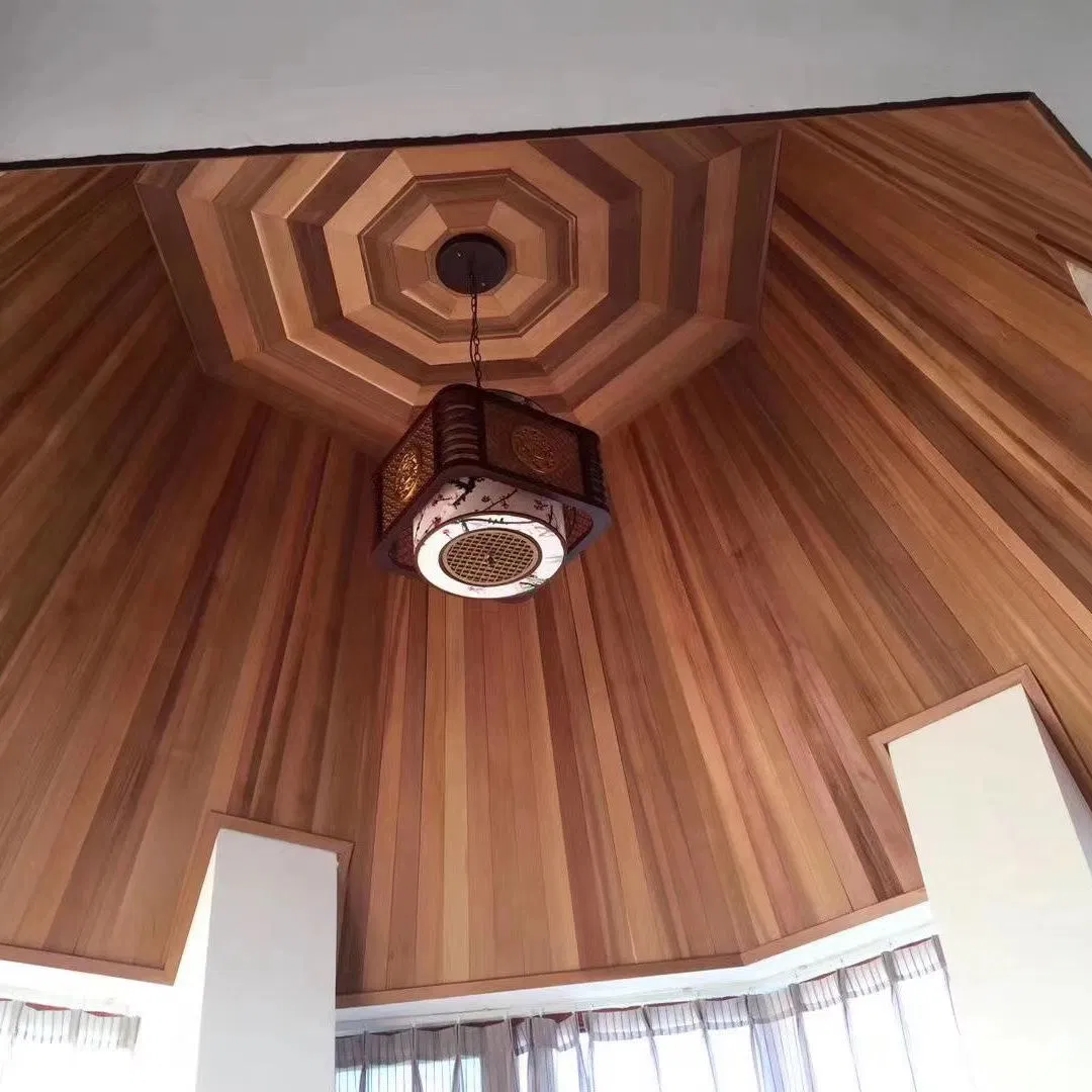 Clear Grade Canada Red Cedar Interior Timber Wall Panel Cladding Ceilings