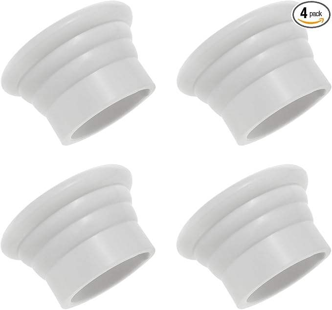 Classic Plastic Fence Finials Ornament Drapery Finials Rose Gold Curtain Rod Finial