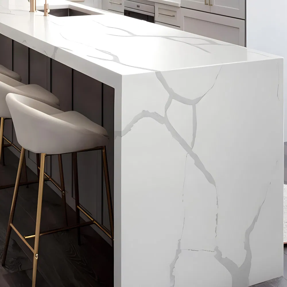 Public/Home Decorative Imitation Marble Plate for Indoor Kitchen Use by Oliky