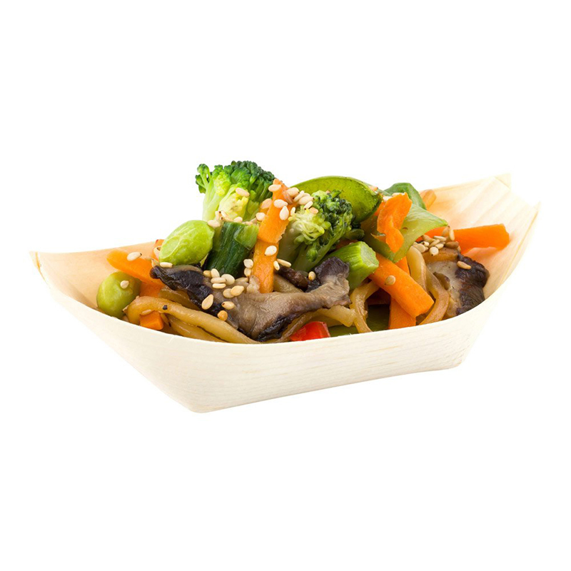 Wholesale High Quality 3'' 4'' 5'' Disposable Wooden Sushi Boat