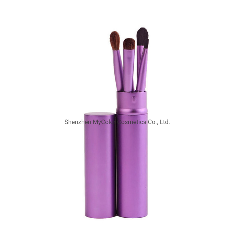 5PCS Animal Hair Travel Mini Eye Makeup Brushes Set Eyebrow Brush Make up Brushes