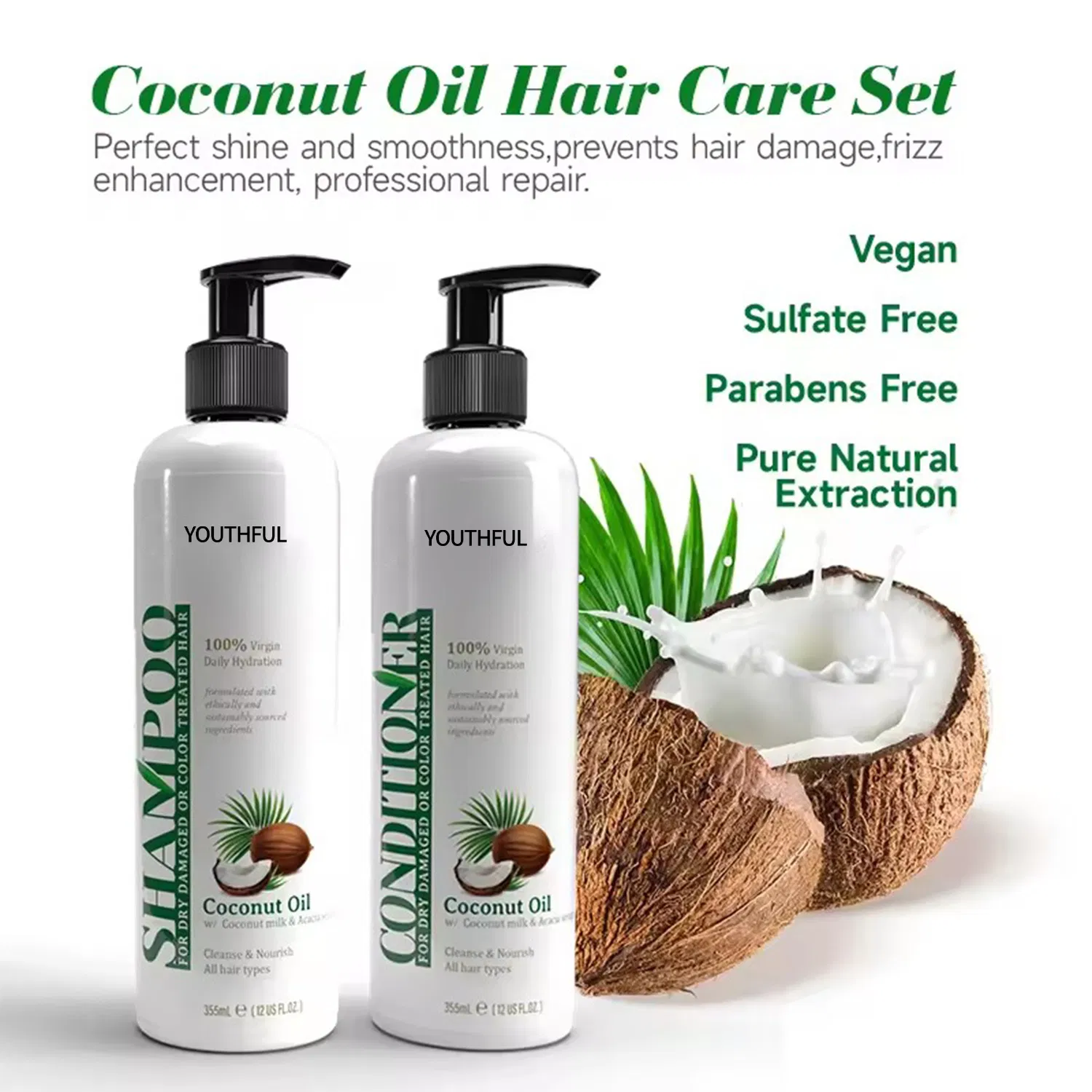 Natural Shea Butter Deeply Nourishing Keratin Sulphate Free Coconut Hair Mask