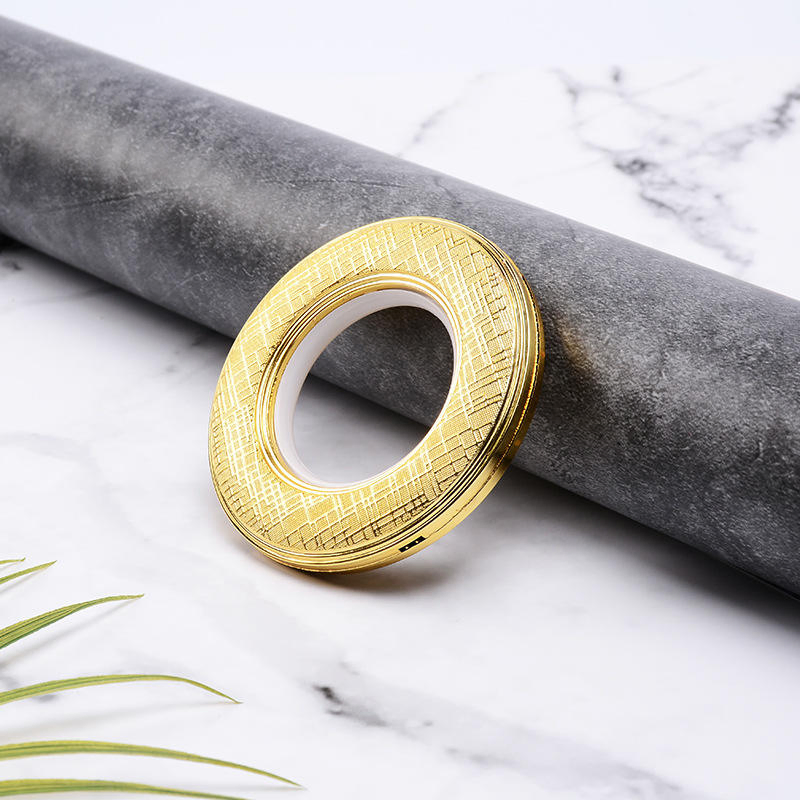 Curtain Grommet 40pack Nanoscale Low Noise Curtain Eyelets Roman Rings for Window Curtain Rod