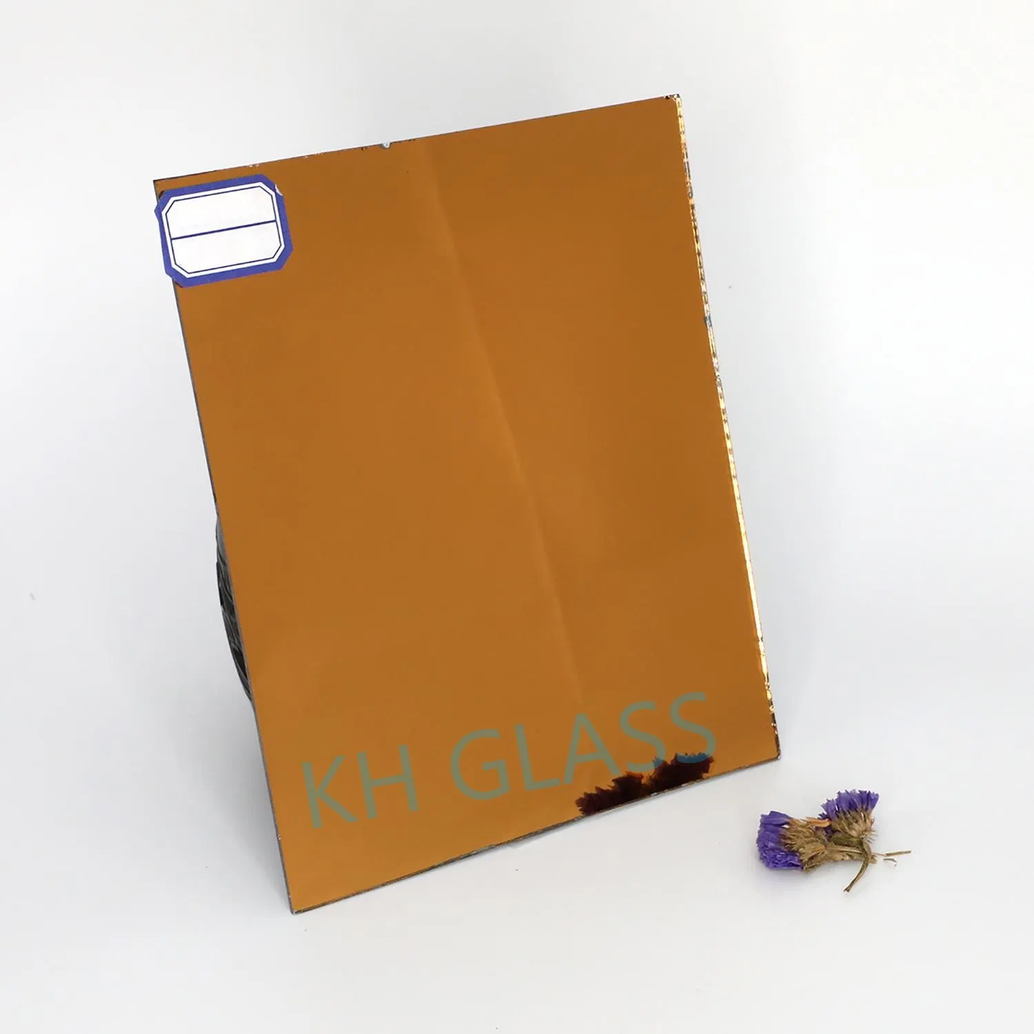 Large 1524X2134mm Size Pink Color Decorative Mirror Glass 1mm Colored Mirror