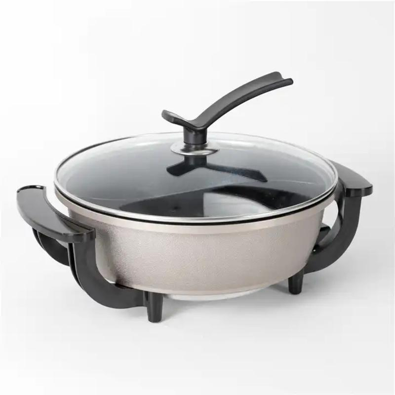 Factory Direct Sales Electric Hot Pot Outddoor Non-Slip Multi-Function Cooking Pot Kitchen Appliance