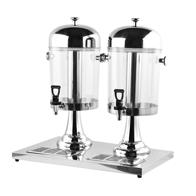 Stainless Steel Juice Dispenser with Faucet, Beverage, Buffet Drink