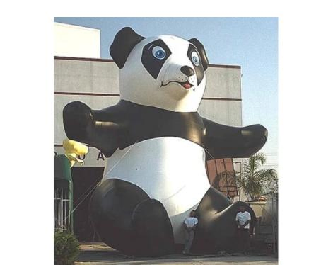 2023 New 25 FT. Giant Inflatable Panda Bear