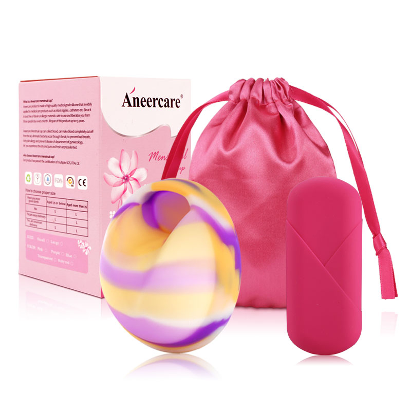 Leak Proof Silicone Menstrual Cup Period Cup Eco-Friendly Period Solution for Active Women