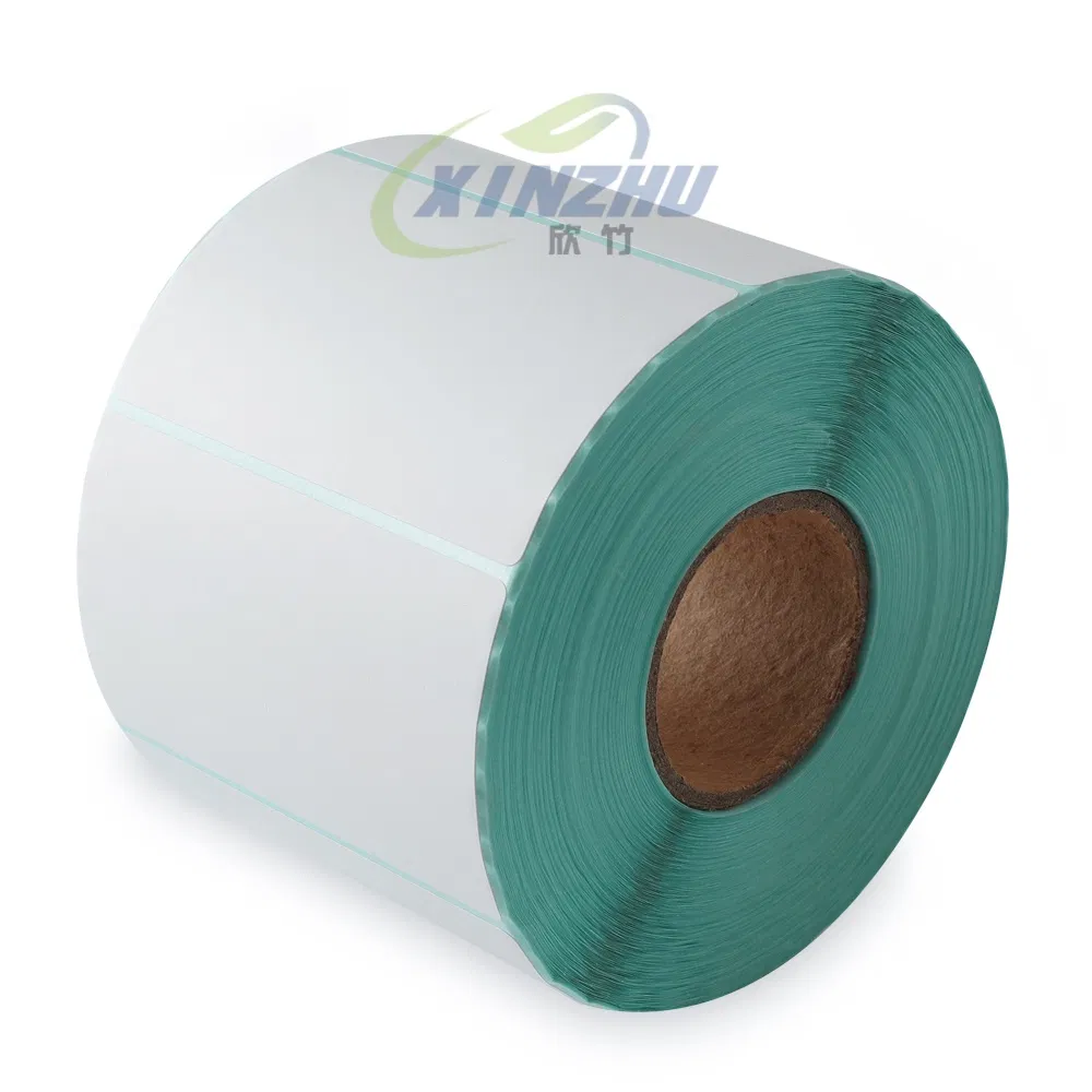 Customized Design of 57X30, 58X40, 60X40, 100X100 Self-Adhesive Thermal Label Barcode Stickers