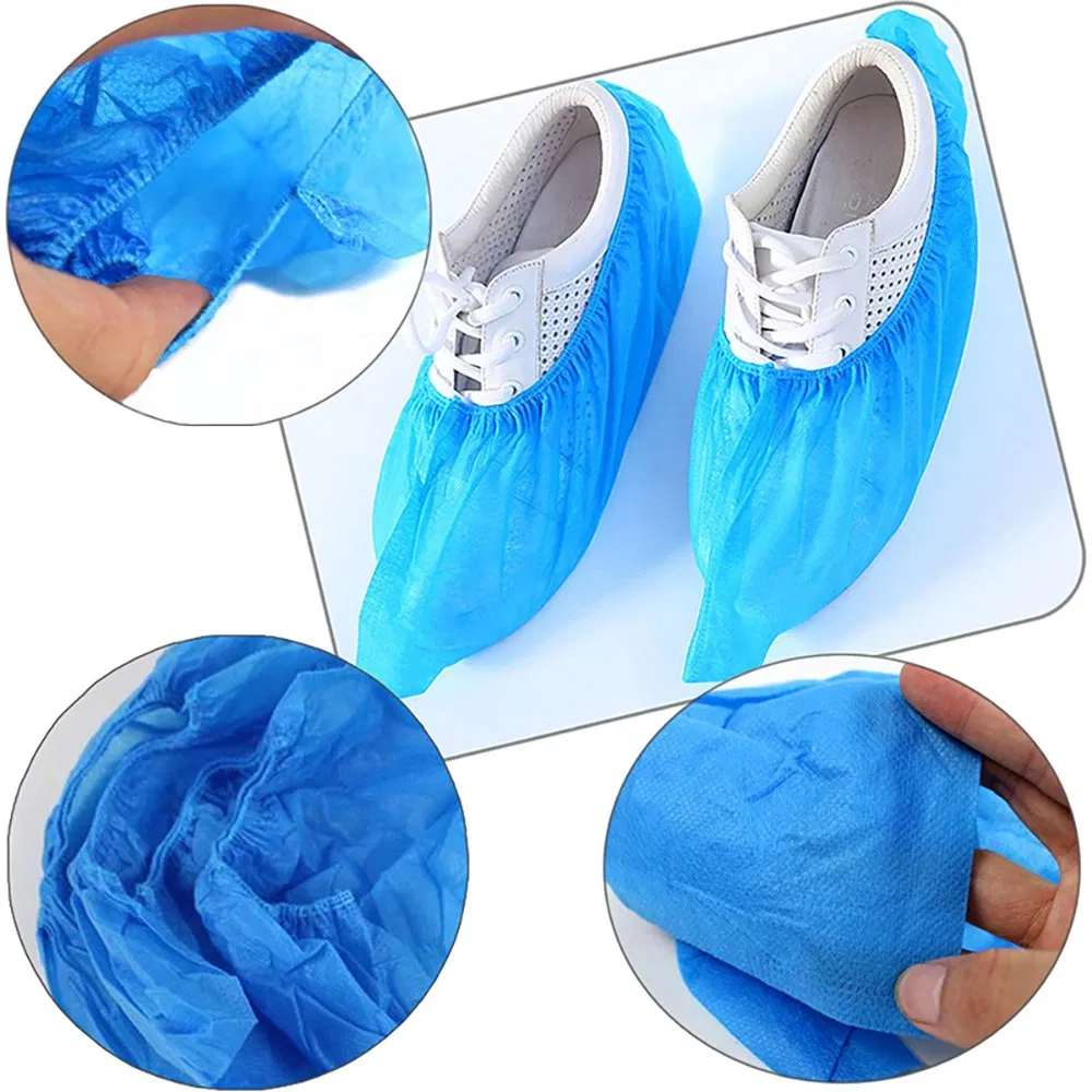Shoe Cover Disposable CPE Shoe Covers, Machine Made Factory Good Cheap Price Manufacturer