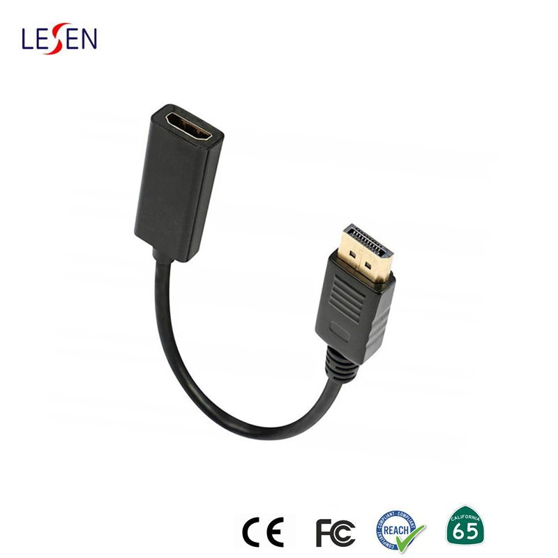 Конвертер DisplayPort (Male) на HDMI (Female) 1080P