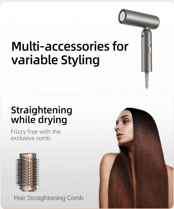 100~240V UNIVERSALPORTABLE FOLDINGHIGH-SPEED HAIR DRYER