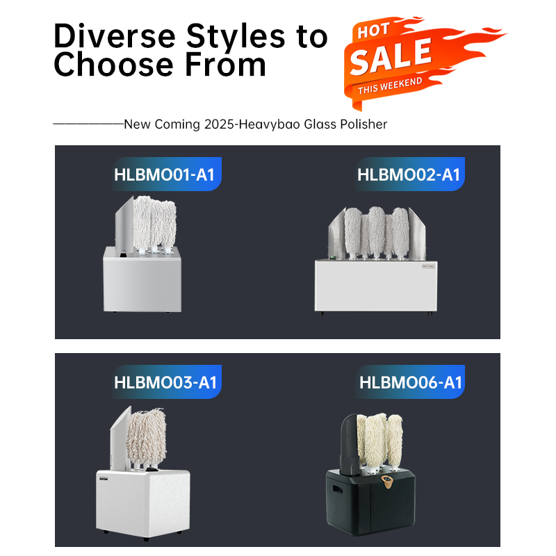 Heavybao UAE Saudi Arabia CE RoHS Sample Electric Stainless Steel Efficient Glass Polisher Dryer