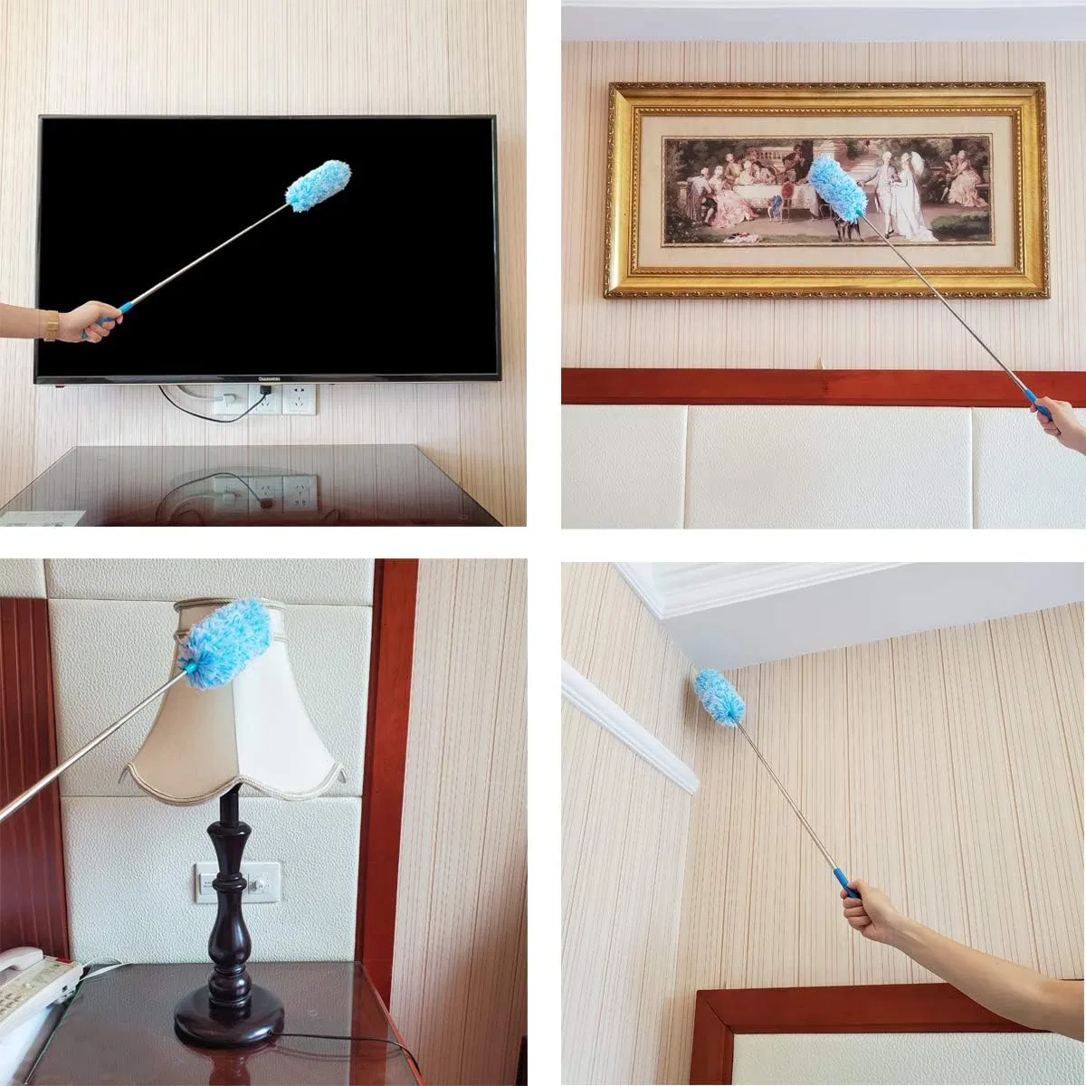 Microfiber Hand Duster Washable Cleaning Tool Extendable Dusters