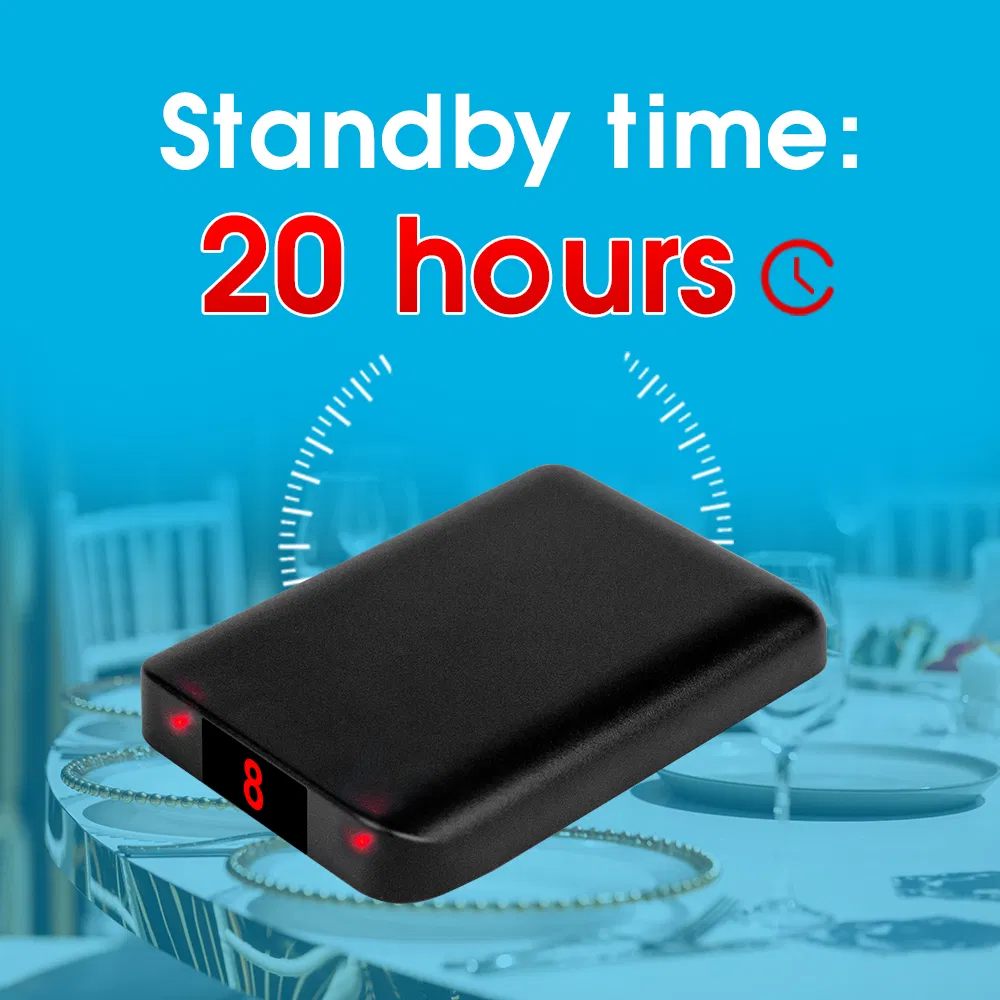 Wireless Restaurant Paging System Waterproof Buzzers for Food Truck Fast-Casual