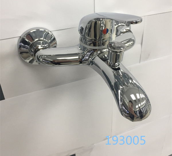 Building Materials Bathroom Faucet Zinc Wall Mounted Mixer