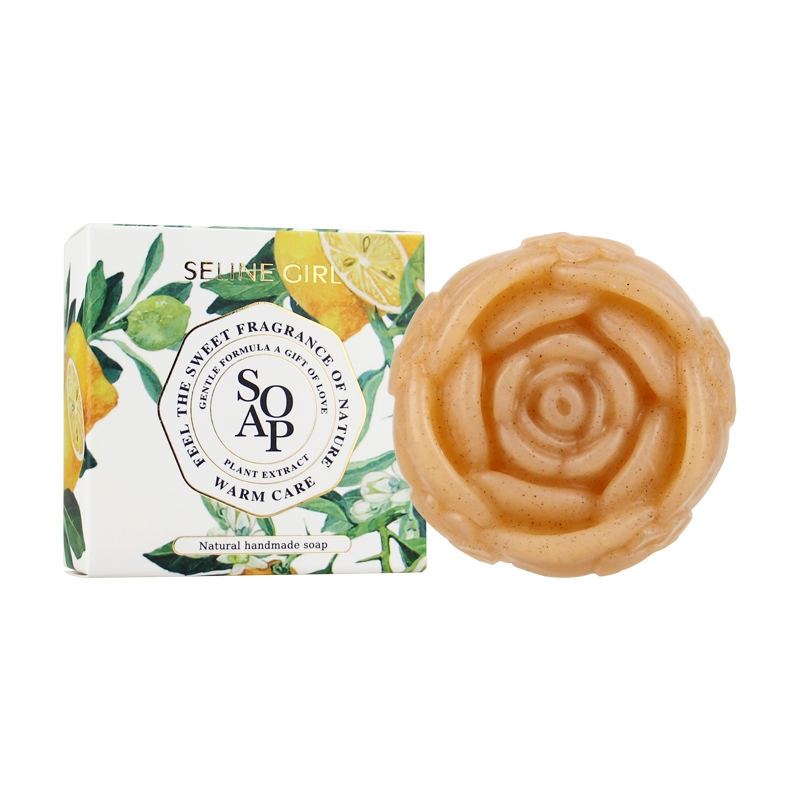 Seline Girl 80g Chinese Color Box Orange Blossom Essential Oil Soap