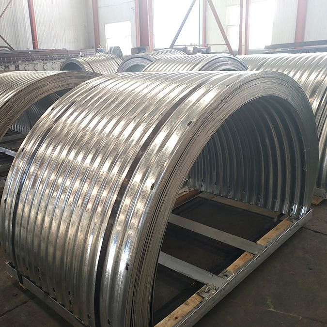 Galvanized Anti-Corrosion Corrugated Steel Culvert Pipe for Highway/Municipal Drainage