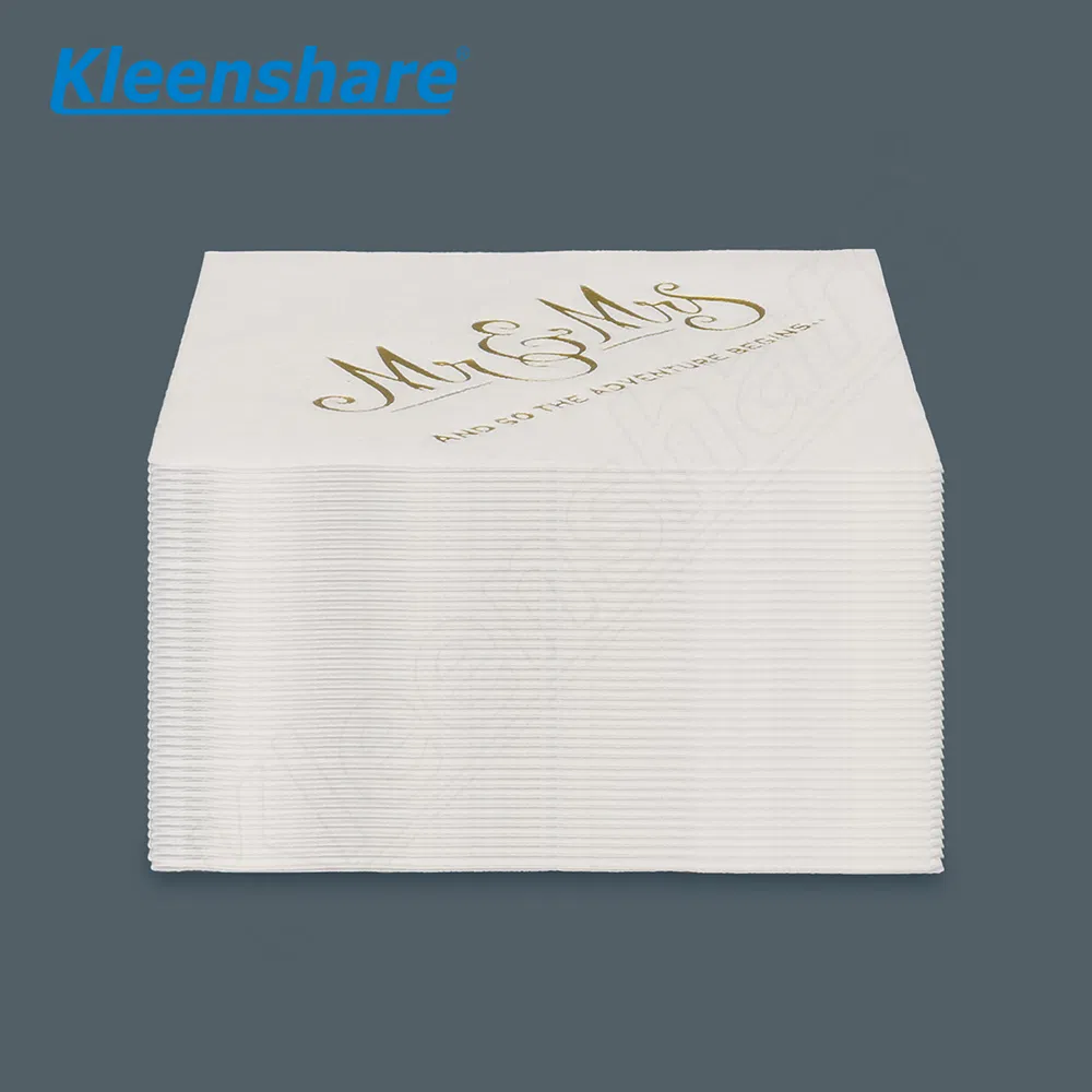 Color Custom Cocktail Napkins Bar Wedding Party Airlaid Paper Napkin