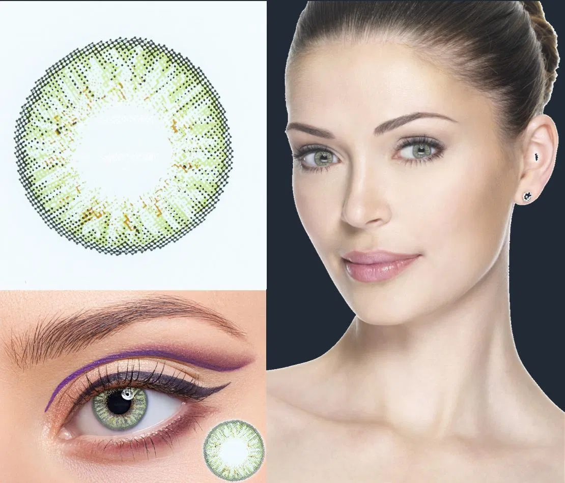 China Best OEM/ODM Aannual 2PCS/Pair Colored Eye Contact Lenses