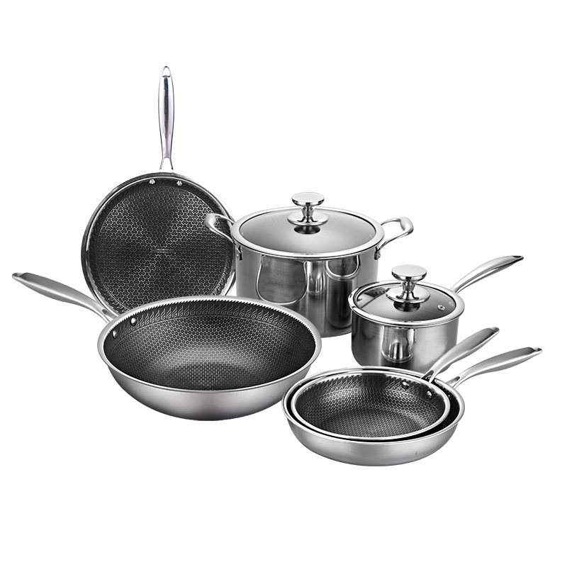Household Appliances Pots and Pans with Durable Covers