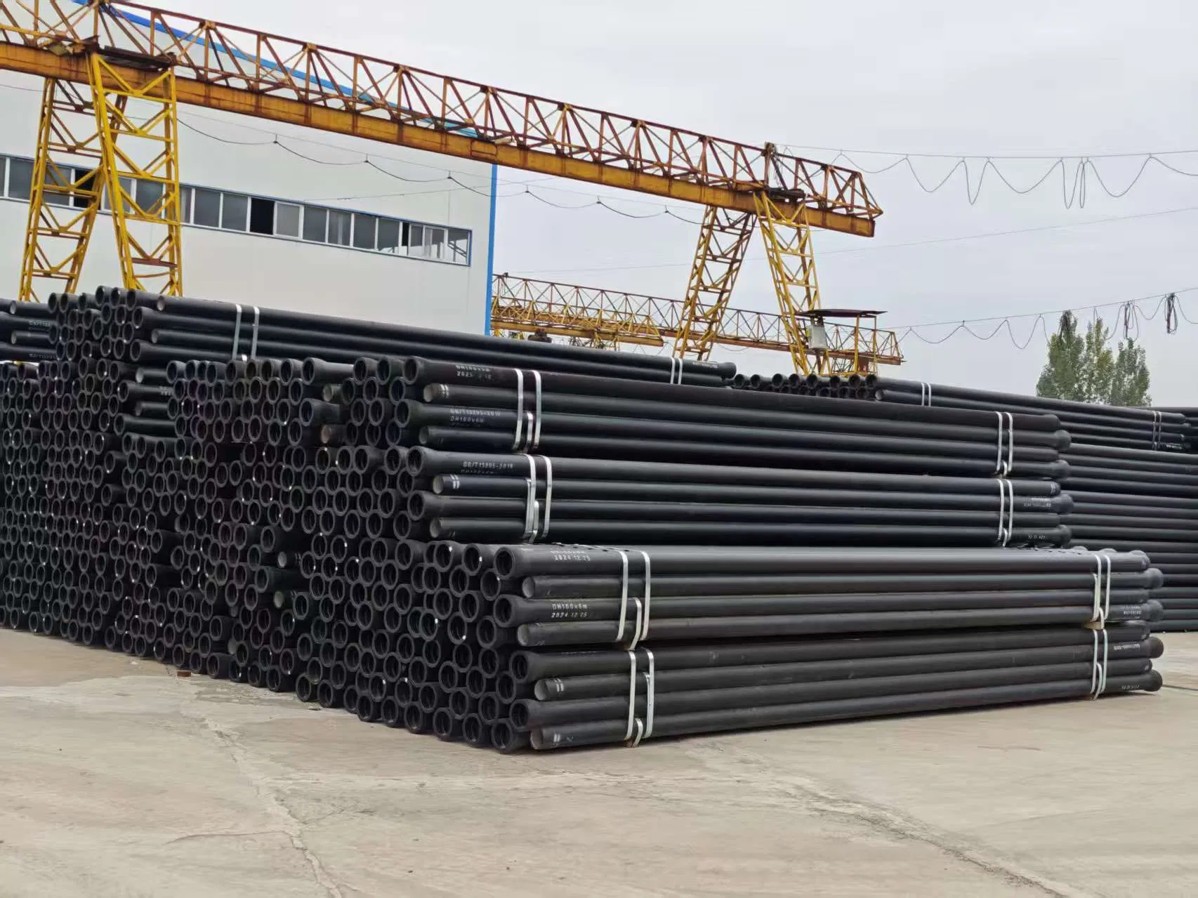 Water Supply Soil Pipe Class K8/K9 Ductile Cast Iron Drainage Pipe Pn16